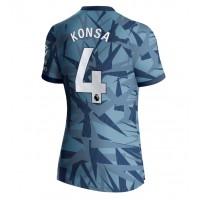 Camisa de Futebol Aston Villa Ezri Konsa #4 Equipamento Alternativo Mulheres 2023-24 Manga Curta